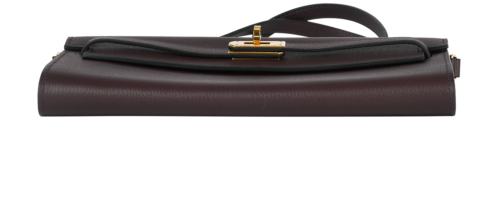 Kelly To Go Cavale Wallet in Evercolor Chocolat, &pound;6,200, Handbags, Brown, Leather, Top view